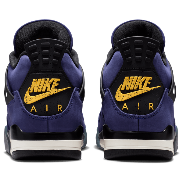 Jordan Retro 4 Lakers - Men's - Purple/Black/Yellow - Image 3