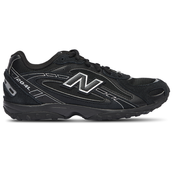 New Balance 204L - Girls' Grade School - Black/Metallic Silver