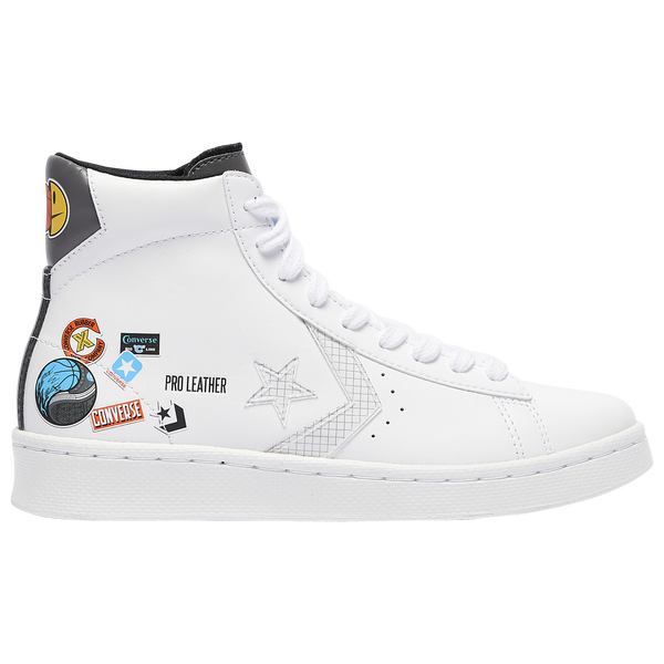 Converse Jump Ball Pro Leather High - Boys' Grade School - Multicolor/White