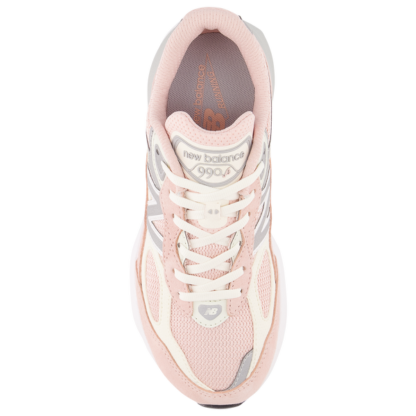 New Balance 990 - Girls' Grade School - Pink/White - Image 4