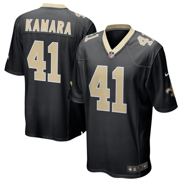 Nike Saints Game Day Jersey - Men's - Black/Black - Image 3