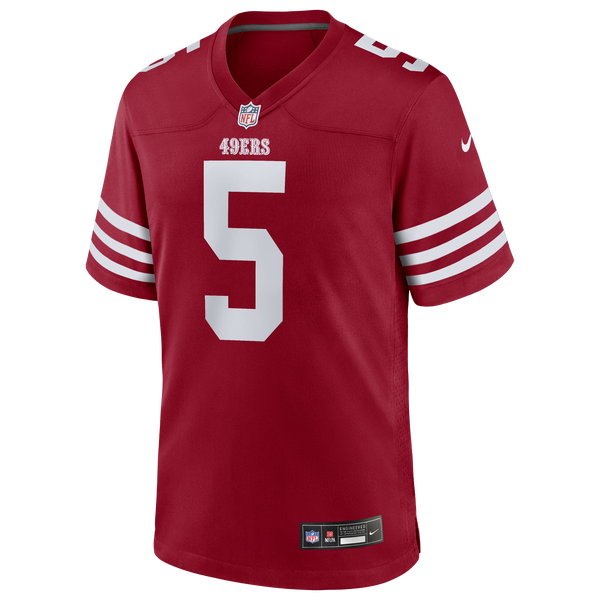 Nike 49ers Mike Evans Game Jersey - Men's - Red - Image 2
