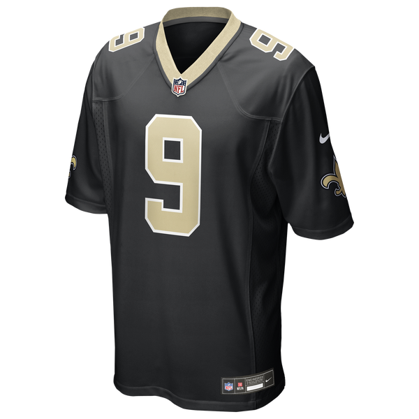 Nike Saints Drew Brees Retired Player Jersey - Men's - Black - Image 2