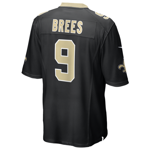Nike Saints Drew Brees Retired Player Jersey - Men's - Black - Image 3