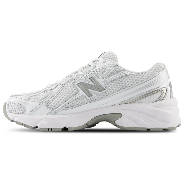 New Balance 740 - Boys' Grade School - White/Silver - Image 2
