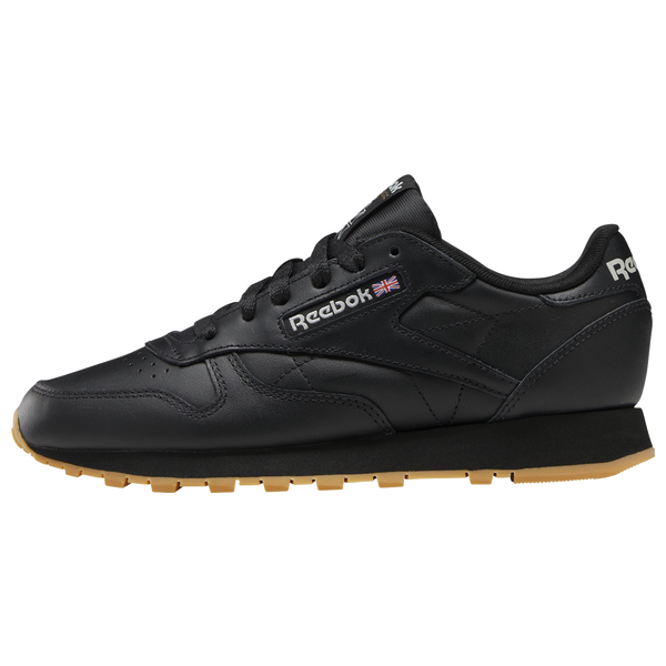 Reebok Classic Leather - Women's - Black/Grey - Image 3