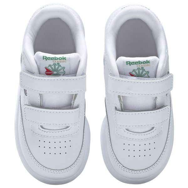 Reebok Club C 2V - Boys' Toddler - White/Glen Green - Image 4