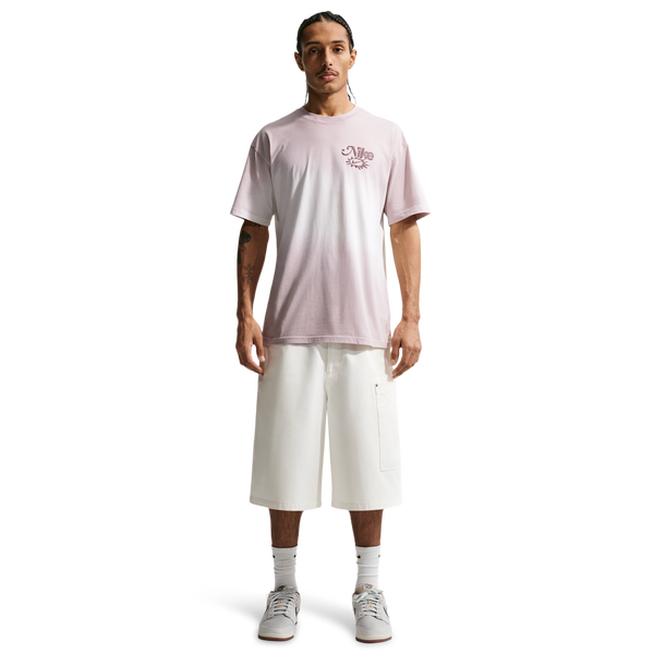 Nike NSW Dunk Dip Dye Loose T-Shirt - Men's - Sail/Moon Particle - Image 4