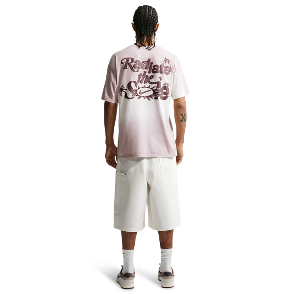 Nike NSW Dunk Dip Dye Loose T-Shirt - Men's - Sail/Moon Particle - Image 5