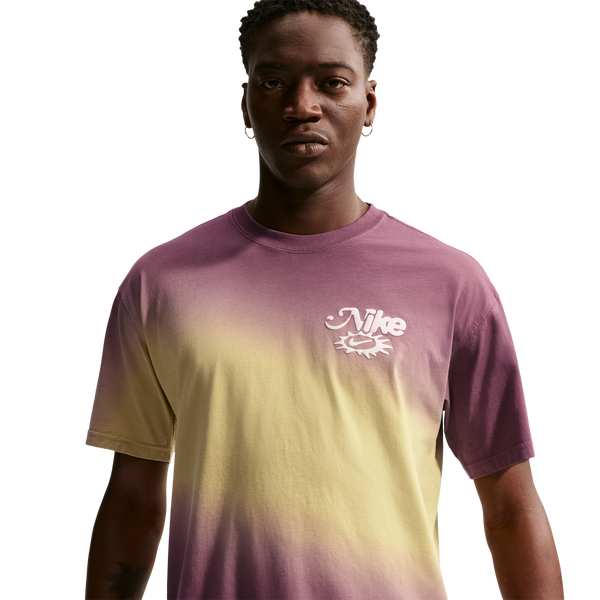 Nike NSW Dunk Dip Dye Loose T-Shirt - Men's - Tattoo/Buff Gold