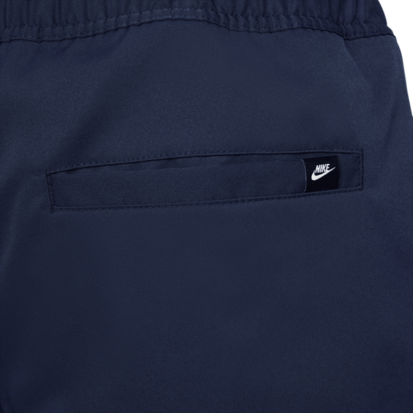 Nike Club Woven Tapered Pants - Men's - Obsidian/White - Image 4