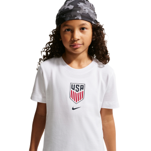 Nike US Kids Short Sleeve T-Shirt - Blue/White