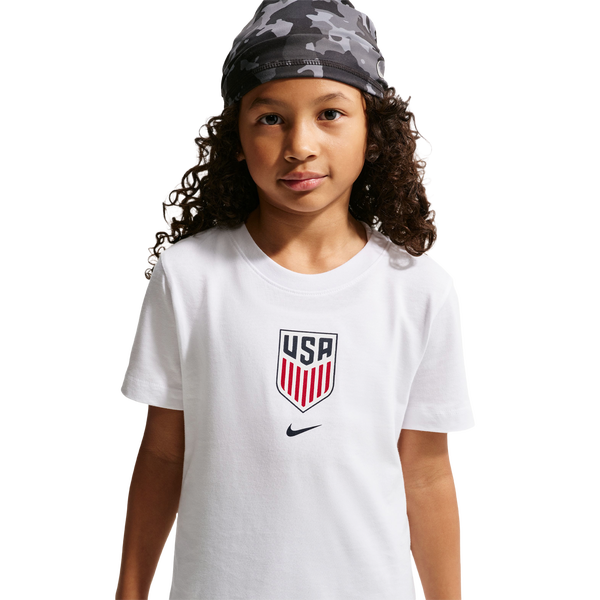 Nike US Kids Short Sleeve T-Shirt - Blue/White