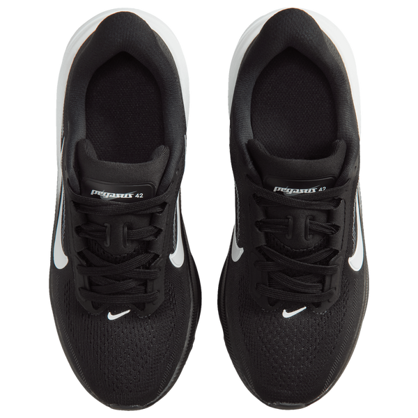 Nike Air Zoom Pegasus 42 - Boys' Grade School - Black/White - Image 4
