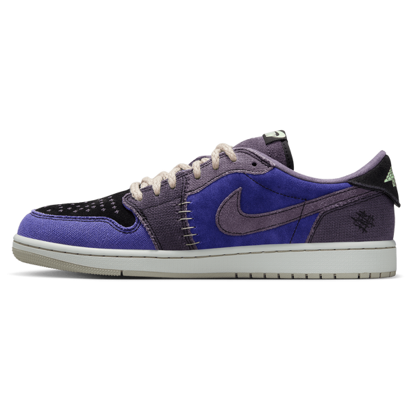 Jordan AJ 1 Retro Low OG V - Men's - Regency Purple/Vapor Green/Black - Image 2