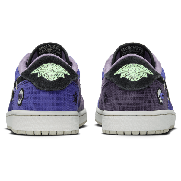 Jordan AJ 1 Retro Low OG V - Men's - Regency Purple/Vapor Green/Black - Image 3