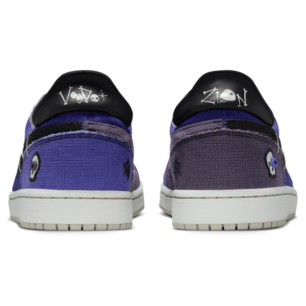 Jordan AJ 1 Retro Low OG V - Men's - Regency Purple/Vapor Green/Black - Image 10