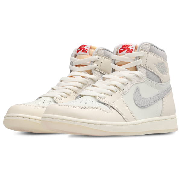 Jordan AJ 1 Retro High OG V3 - Men's - Sail/University Red/Pale Ivory - Image 6