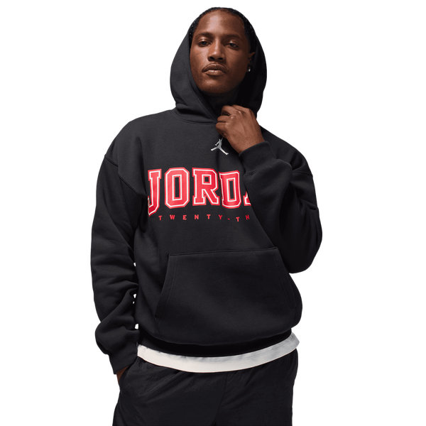Jordan Skate Oversize Stretch Pullover Hoodie - Men's - White/Black