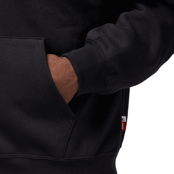 Jordan Skate Oversize Stretch Pullover Hoodie - Men's - White/Black - Image 5
