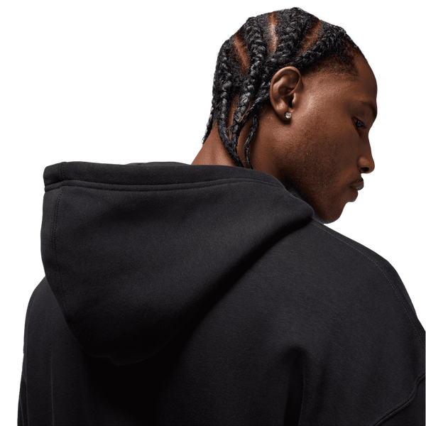 Jordan Skate Oversize Stretch Pullover Hoodie - Men's - White/Black - Image 6