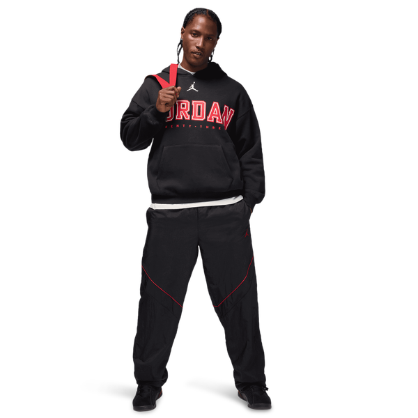 Jordan Skate Oversize Stretch Pullover Hoodie - Men's - White/Black - Image 7