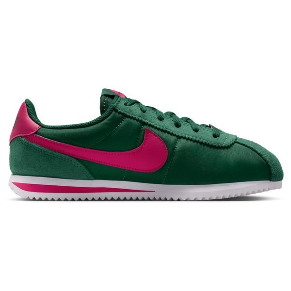 Nike Cortez TXT - Boys' Grade School - Gorge Green/Wild Cherry/White