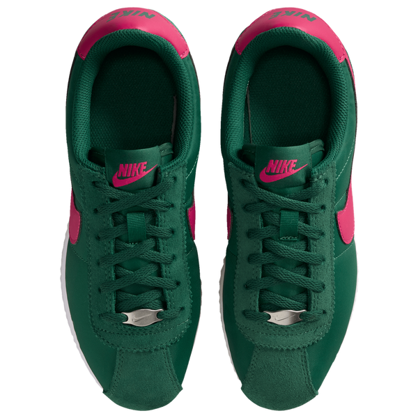 Nike Cortez TXT - Boys' Grade School - Gorge Green/Wild Cherry/White - Image 4