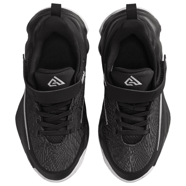 Nike Giannis Immortality 4 - Boys' Preschool - Black/White/Wolf Grey - Image 4