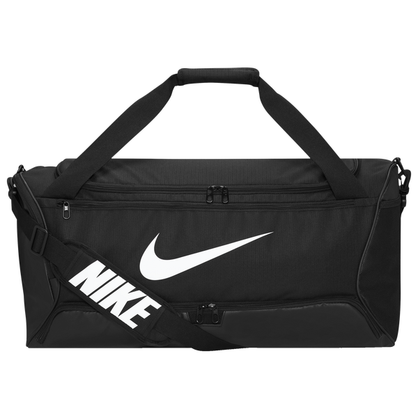 Nike Brasilia M 9.5 Duffel - Adult - Black/Black/White - Image 2