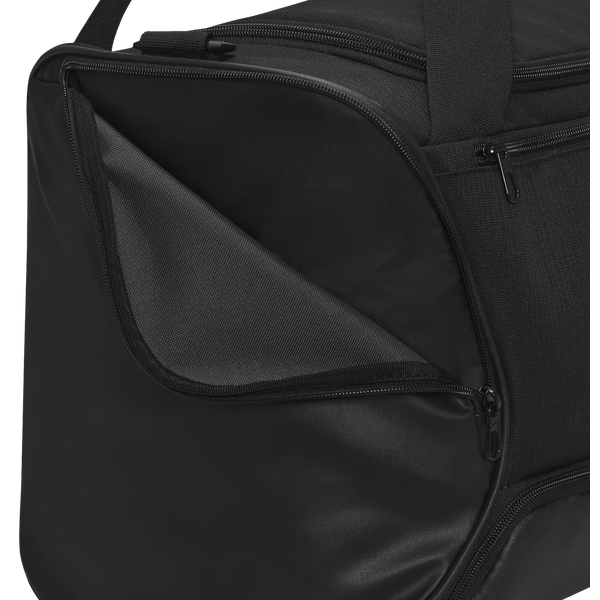 Nike Brasilia M 9.5 Duffel - Adult - Black/Black/White - Image 6