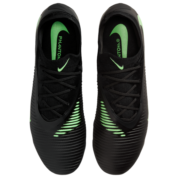 Nike Phantom 6 Low Pro FG - Men's - Black/Illusion Green/Black - Image 4
