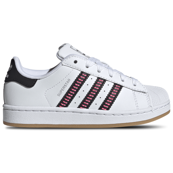 adidas Originals Superstar - Boys' Preschool - Ftwr White/Core Black/Lucid Pink