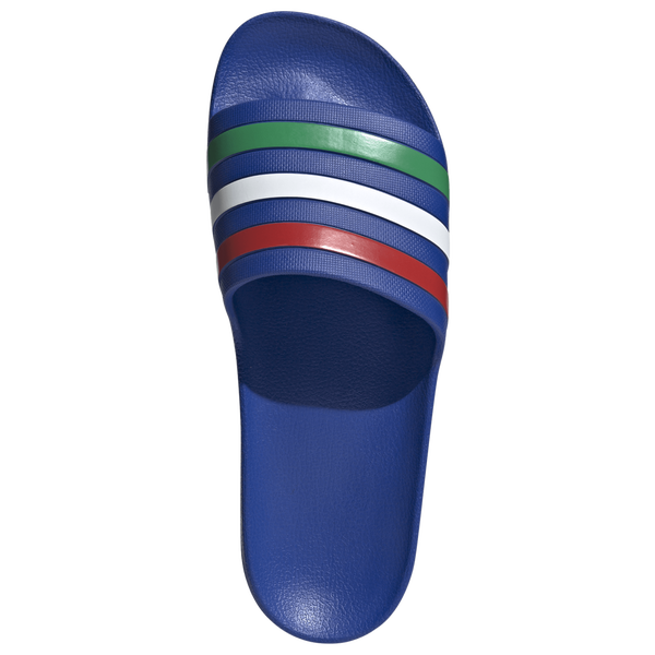 adidas Adilette Aqua Slides - Men's - Bold Blue/Green/Ftwr White - Image 4