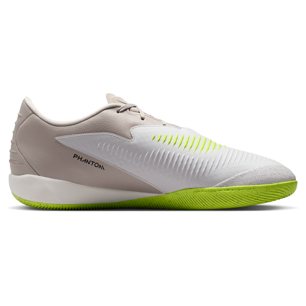 Nike Phantom 6 Low Acad IC - Men's - Moon Particle/Black/Lemon Venom