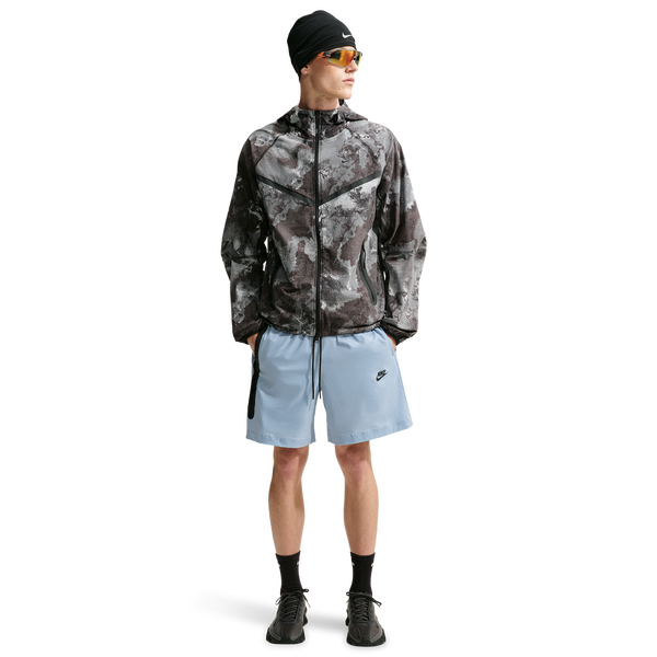 Nike Tech Woven Shorts - Men's - Light Armory Blue/Black - Image 3