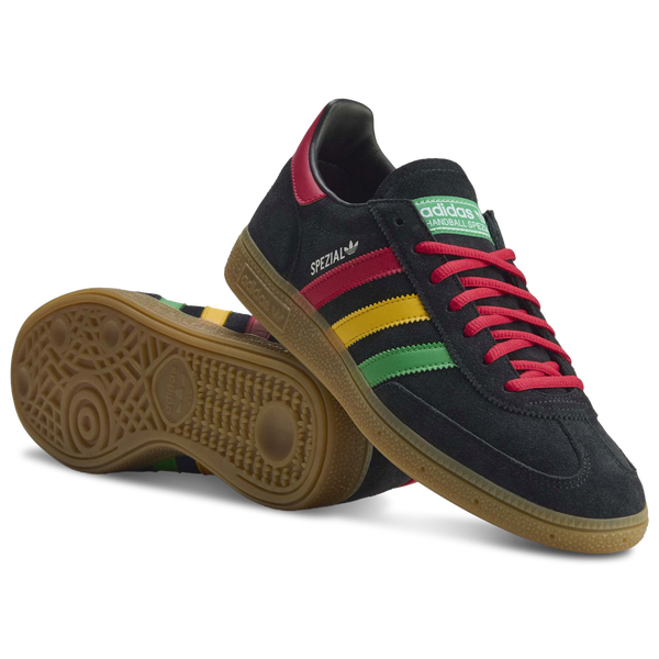 adidas Handball Spezial Jamaica - Men's - Red/Black/Yellow - Image 9