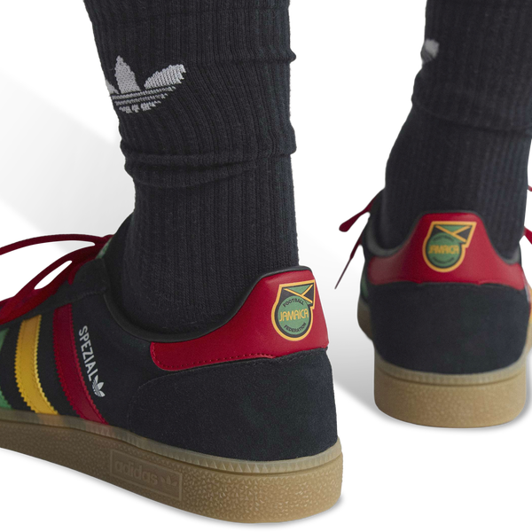 adidas Handball Spezial Jamaica - Men's - Red/Black/Yellow - Image 10