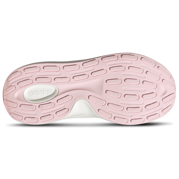 adidas Lite Racer Adapt 8.0 Elastic Lace - Boys' Grade School - Core White/Distilled Pink/Clear Pink - Image 5