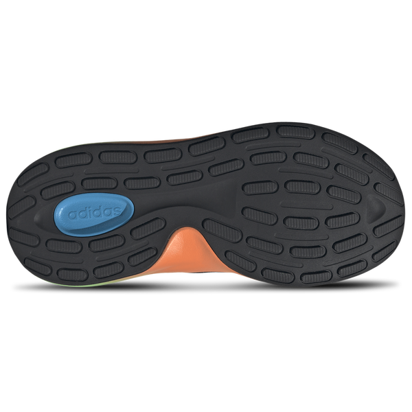 adidas Lite Racer Adapt 8.0 Elastic Lace - Boys' Grade School - Core Black/Screaming Green/Semi Solar Orange - Image 5