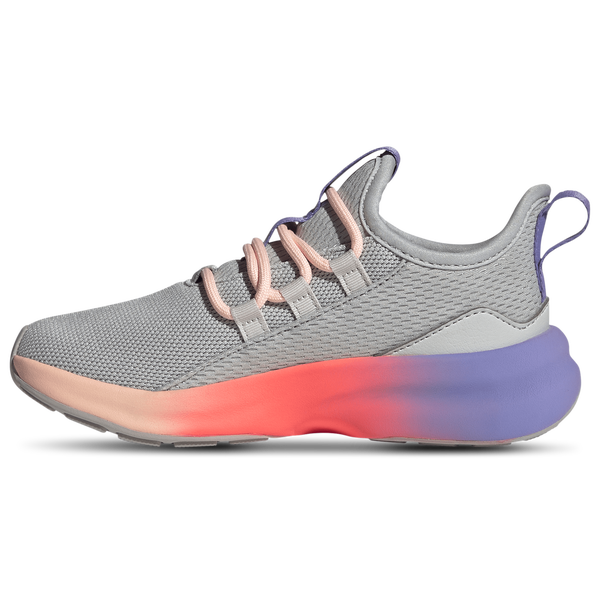 adidas Lite Racer Adapt 8.0 Elastic Lace - Boys' Grade School - Grey/Grey/Purple Rush - Image 2
