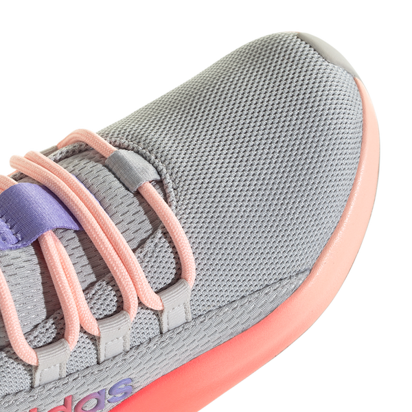 adidas Lite Racer Adapt 8.0 Elastic Lace - Boys' Grade School - Grey/Grey/Purple Rush - Image 7