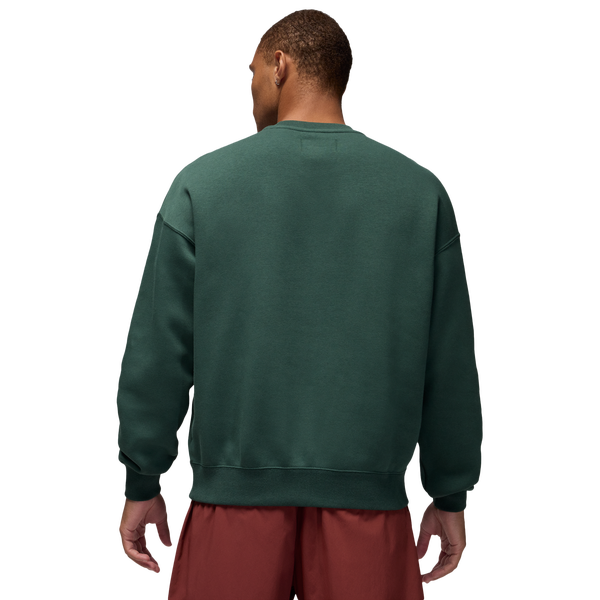 Jordan Brooklyn Holiday Fleece Crew - Men's - Midnight Green/Black - Image 2