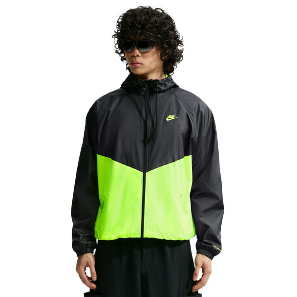 Nike NSW Windrunner Jacket - Men's - Volt/Black/Volt
