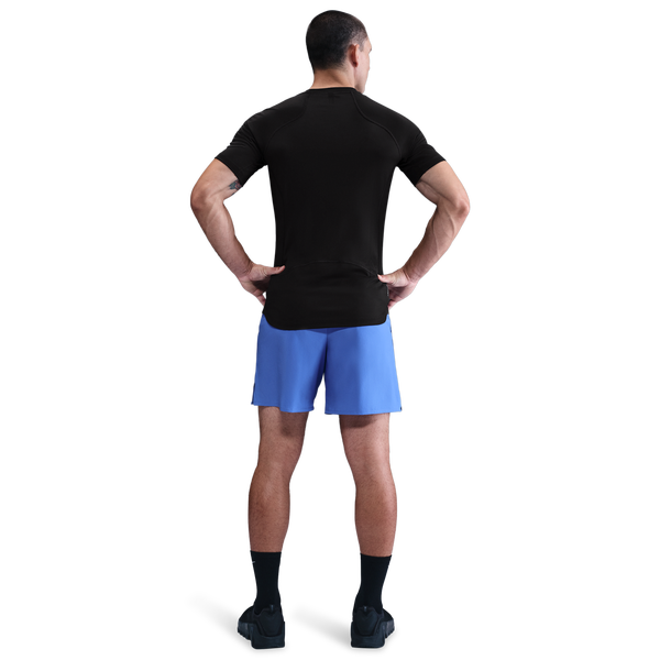 Nike Pro Training Dri-FIT SS Top - Men's - Black/White - Image 5