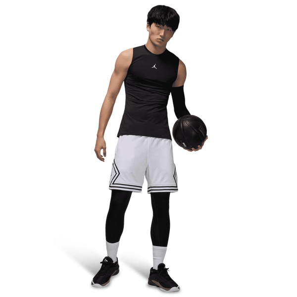 Jordan Dri-FIT Sport Sleeveless Base Layer Tank - Men's - Black/White - Image 4