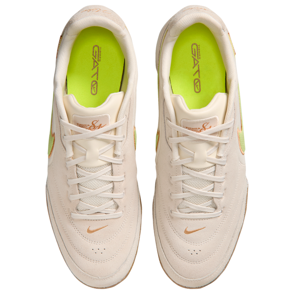 Nike Tiempo Streetgato Prm - Men's - Chalk/Lemon Venom/Moon Particle - Image 4