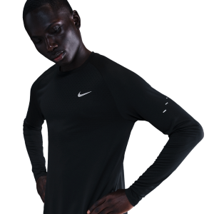 Nike Dri-FIT Adv Stride LS Top - Men's - Reflective Silver/Black