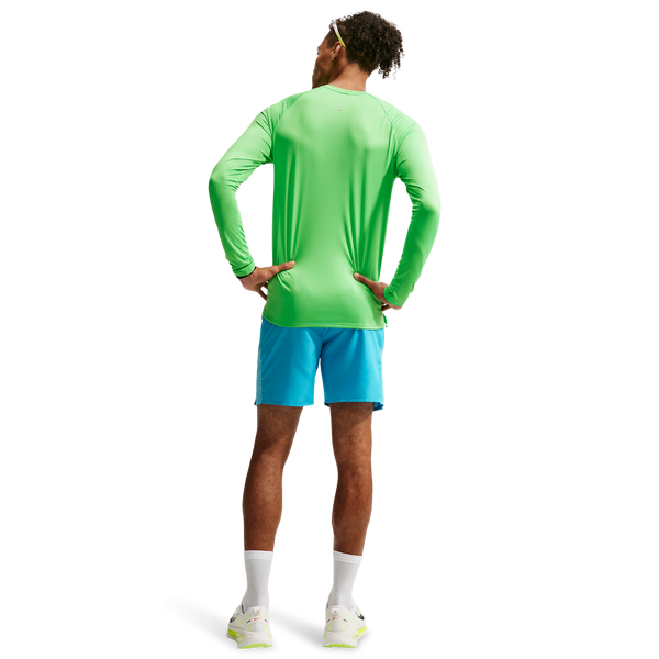 Nike Dri-FIT Adv Stride LS Top - Men's - Green Spark/Reflective Silver - Image 4