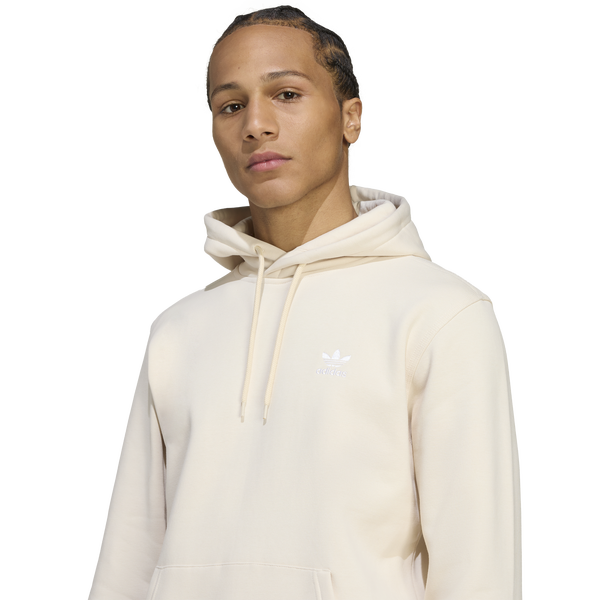 adidas Originals Trefoil Essentials Lifestyle Hoodie - Men's - White/Wonder White - Image 3